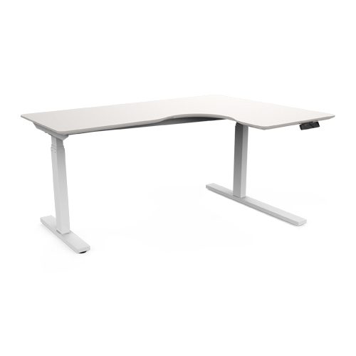 Dual Motor Ergonomic Height Adjustable Desk L Shape Suzhou Handy